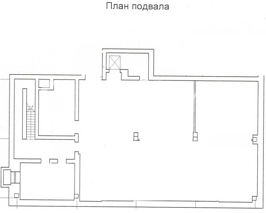 Планировка офиса 861 м², 1 этаж, Административное здание «Резиденция На Водном»